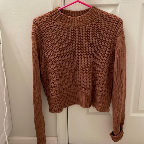 PacSun Sweaters - Brown Cropped Sweater